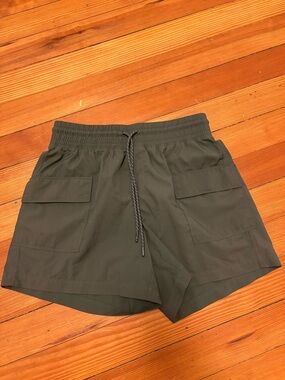 Old Navy Olive Green Athletic Drawstring Shorts
